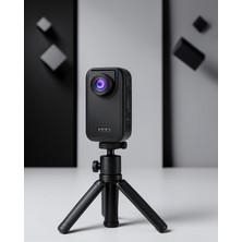 Ecruz Mini Video Kamera Günlük Kullanım Için Vlog Çekimleri