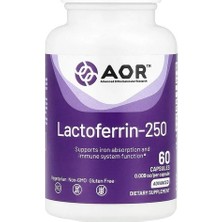 Advanced Orthomolecular Research Aor, LACTOFERRIN-250, 250 Mg, 60 Capsules