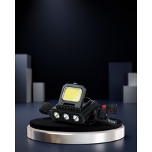 Ecruz Şarjlı LED Kafa Lambası 800 Lumen Ayarlanabilir Başlık