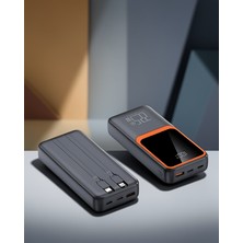 Ecruz 20000 Mah Dijital Göstergeli 22.5W Hızlı Şarjlı Powerbank