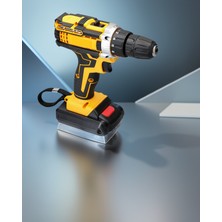 Ecruz 24W Akülü Matkap Çift Bataryalı LED Işıklı