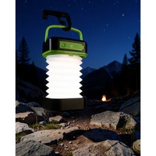 Ecruz Katlanabilir Dokunmatik LED Kamp Lambası 1200 Mah