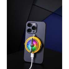 Ecruz Rgb Fanlı Manyetik Mobil Telefon Soğutucusu
