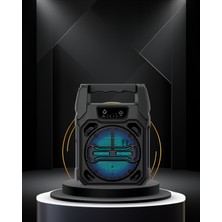 Ecruz Bluetooth Hoparlör Fm Radyo USB Tf Giriş 6.5 Inç