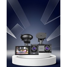 Ecruz Ta-01 1080P Ön Kamera + 720P Iç-Arka Kameralı Gece Görüşlü Araç Kamera
