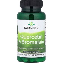 Swanson Vitamins, Quercetin & Bromelain, 100 Vegan Capsules