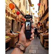 Ecruz 4K Vlog Kamera 2.0 IPS Ekran Döner Başlık 2000MAH Batarya