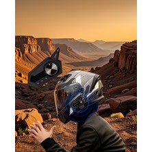 Ecruz Kask Kulaklığı Bluetooth 5.0 Anc Yüksek Ses Kalitesi BT18