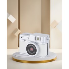 Ecruz Mini Kamera Retro Tasarım 128GB Hafıza 1080P