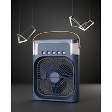 Ecruz Elektrikli Mini Fan Turbo Hava Akışı 3 Hız