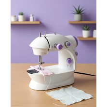 Ecruz Mini Elektrikli Dikiş Makinesi Çift Makara Sistemi