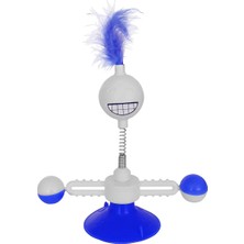 Meks Vantuzlu Komik Dönen Kedi Oyuncağı 17 Cm*18-30 cm Mi