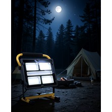 Ecruz LED Çalışma Lambası Solar ve USB Şarjlı 400 LED