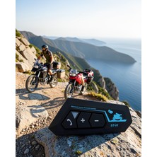 Ecruz Kask Bluetooth Kulaklık BT22 5.0 Interkom Uyumlu