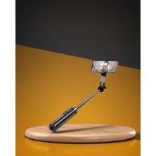 Ecruz Bluetooth Uzaktan Kumandalı Ayarlanabilir Selfie Çubuğu 130 cm