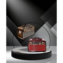 Ecruz Radyo Tasarımı Bluetooth Hoparlör 360 Derece Ses