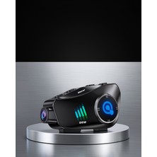 Ecruz Motosiklet Kask Kulaklığı Full Hd Kamera 45 Saat Batarya
