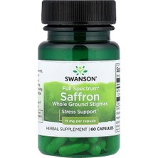 Swanson Vitamins, Full Spectrum® Saffron, 15 Mg, 60 Capsules
