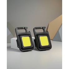 Ecruz Taşınabilir 3 Modlu USB Şarjlı LED Fener