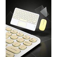 Ecruz Bluetooth Klavye Touchpad Slim Kablosuz Q Model