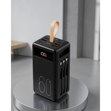 Ecruz Powerbank 4 Çıkışlı Güvenli Şarj XUCZ60000POWERBANK-11