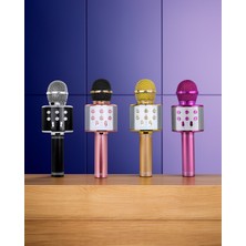 Şarjlı Karaoke Mikrofon USB Bellek Destekli 40 Saat Pil