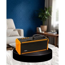Ecruz Bluetooth Hoparlör 8W Güçlü Ses Solar Şarjlı Fm Radyo UCZZP520SPEAKER8