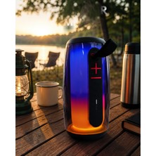 Ecruz Rgb Aydınlatmalı Taşınabilir Bluetooth Hoparlör Type-C Şarjlı