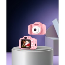 Ecruz Mini 1080P Hd Çocuk Kamera Pembe 8mp Tf Kartlı