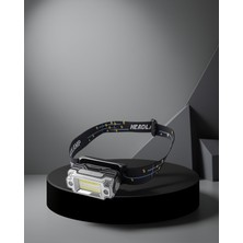 Ecruz Kafa Lambası Ayarlanabilir USB Şarjlı 2 LED