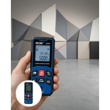 Ecruz Lazer Metre 50 Metre Ölçüm Kapasitesi ve Dijital Ekran