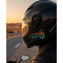 Ecruz Bluetooth Kask Kamerası 1080P Uzun Süreli Batarya