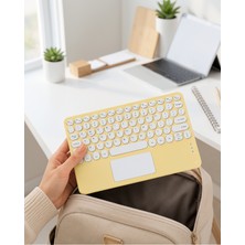 Kablosuz Bluetooth Klavye Slim Taşınabilir Xuczzztouchpad-3