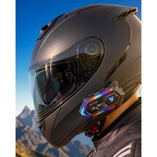 Motosiklet Kaskı Bluetooth Intercom 1000MAH