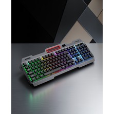 Ecruz Oyuncu Klavye Mouse Seti Rgb Işıklı Türkçe Q