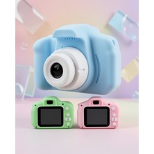 Ecruz Mini Fotoğraf Makinesi Çocuklar Için Çok Renkli 1080P Hd