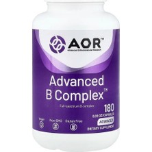 Advanced Orthomolecular Research Aor, Advanced B Complex™, 180 Capsules