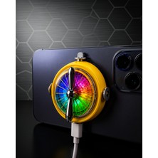 Ecruz Rgb Işıklı Manyetik Telefon Soğutucu Fan