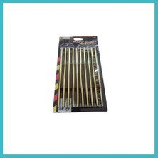 Defne Store U Tip Geçmeli Havalandırma Nikelaj Şerit Çıta Ince 20CM 10 Parça Gold Dfnbez