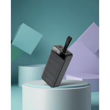 Ecruz 50.000 Mah 4 USB Çıkışlı LED Dijital Göstergeli Hızlı Şarjlı Powerbank