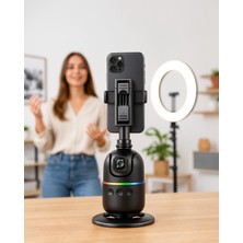 Ecruz Akıllı Masa Tripodu Yüz Takipli 360° Otomatik Takip