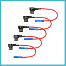 Defne Store Mini Bıçak Sigorta Çoklayıcı Fuse Tap 5 Adet Dfnbez