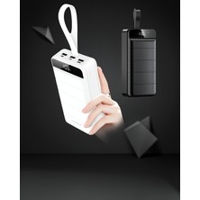 Ecruz 50000MAH Taşınabilir Powerbank LED Göstergeli Üç USB Çıkışı