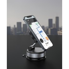 Ecruz Manyetik Araç Telefon Tutucu 360° Döner Katlanabilir