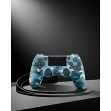 Ecruz Titreşimli USB Şarjlı Oyun Kolu Ps4 Uzun Pil