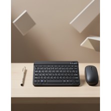 Ecruz Kablosuz Klavye ve Mouse Set Bluetooth Uyumlu Sessiz
