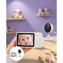 Ecruz Görüntülü Bebek Monitörü Hd Gece Görüşlü Cry Detection