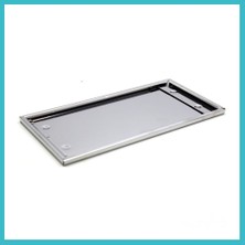 Defne Store Dikdörtgen Krom Plakalık Araba Plaka Altlığı 30X16CM Dfnbez