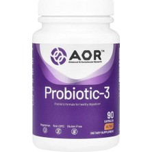 Advanced Orthomolecular Research Aor, Probiotic-3, 90 Capsules