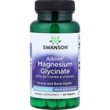Swanson Vitamins, Albion® Magnesium Glycinate With Activated B Vitamins, 60 Tablets